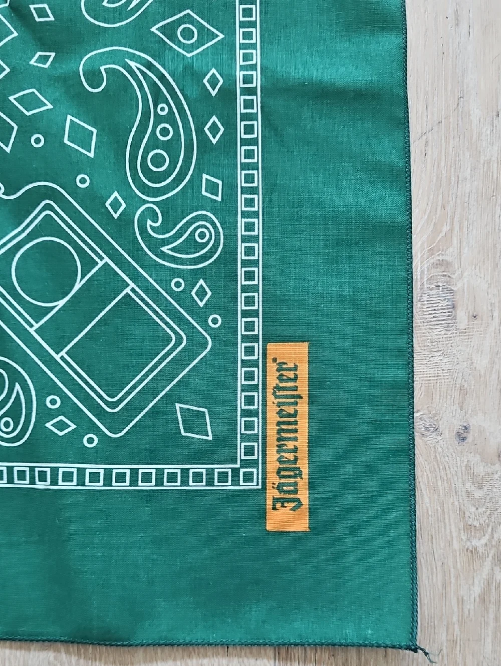 NWOT Jägermeister Green Bandana Scarf